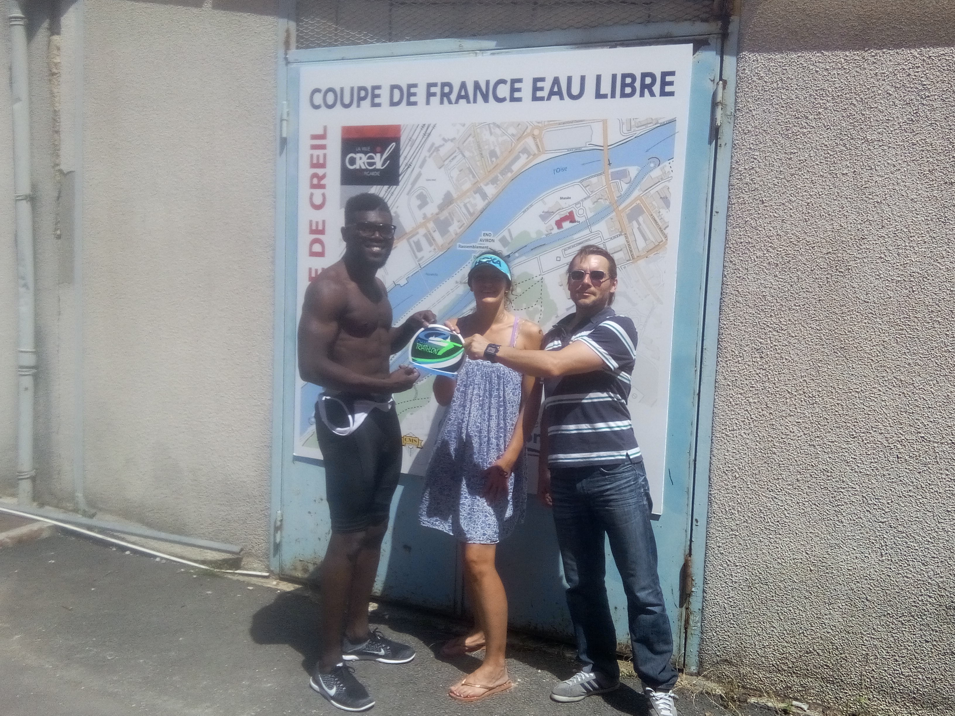 Etape 13 de la Coupe de France 2016 d’eau libre à Creil (10 juillet)