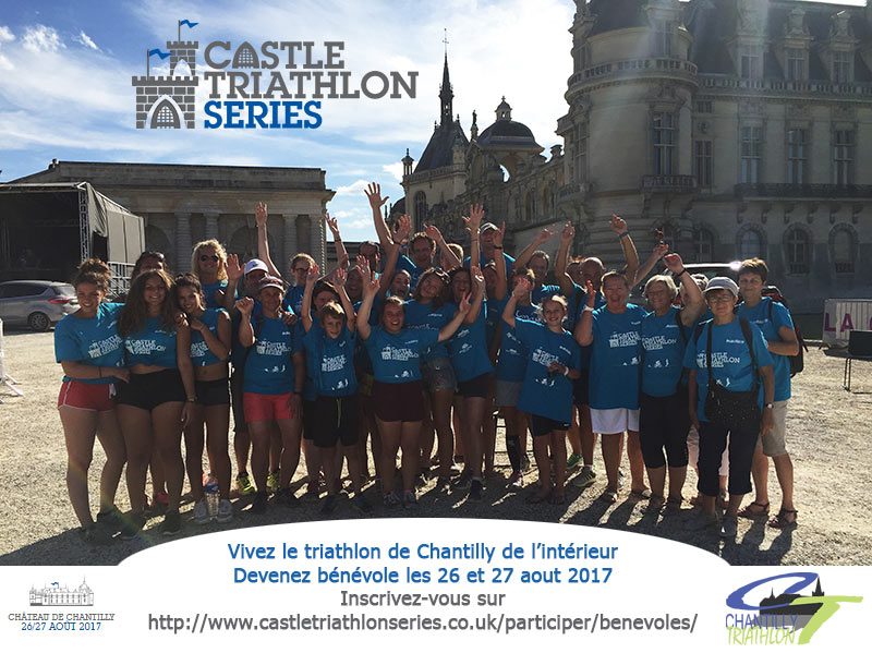 Devenez Bénévoles au 8e Triathlon du Chateau de Chantilly