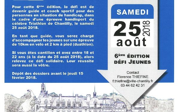 Défi Jeunes…Les inscriptions prolongées jusqu’au 9 mars!