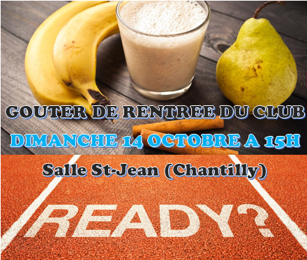 Rentrée du club:  14 octobre à 15h!