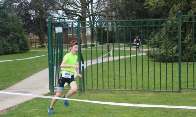 1er triathlon XS pour Émile!