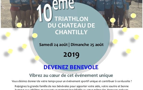 Bénévoles 10 ans du Triathlon du Chateau de Chantilly