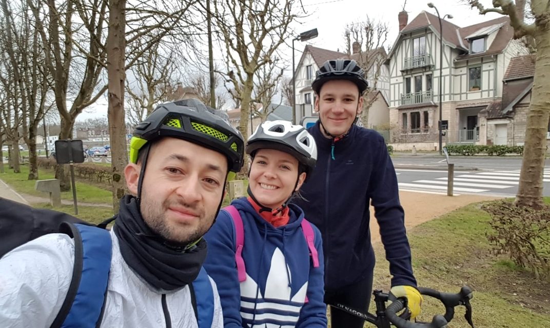 A vélo et en CAP avant la tempête!